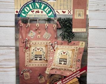 1996 Daisy Kingdom Craft Kit - Marcia’s Sampler #21408 - Country Easy Heirlooms - Pillow or Banner