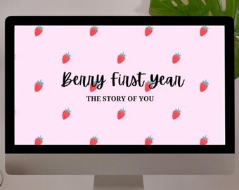 Berry First Birthday Video Template