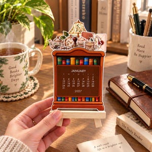 2027 Book Lover’s Stackable Mini Desk Calendar