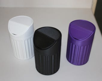 Kompakt mini-papperskorg: 3D-utskriven skrivbordsorganisatör