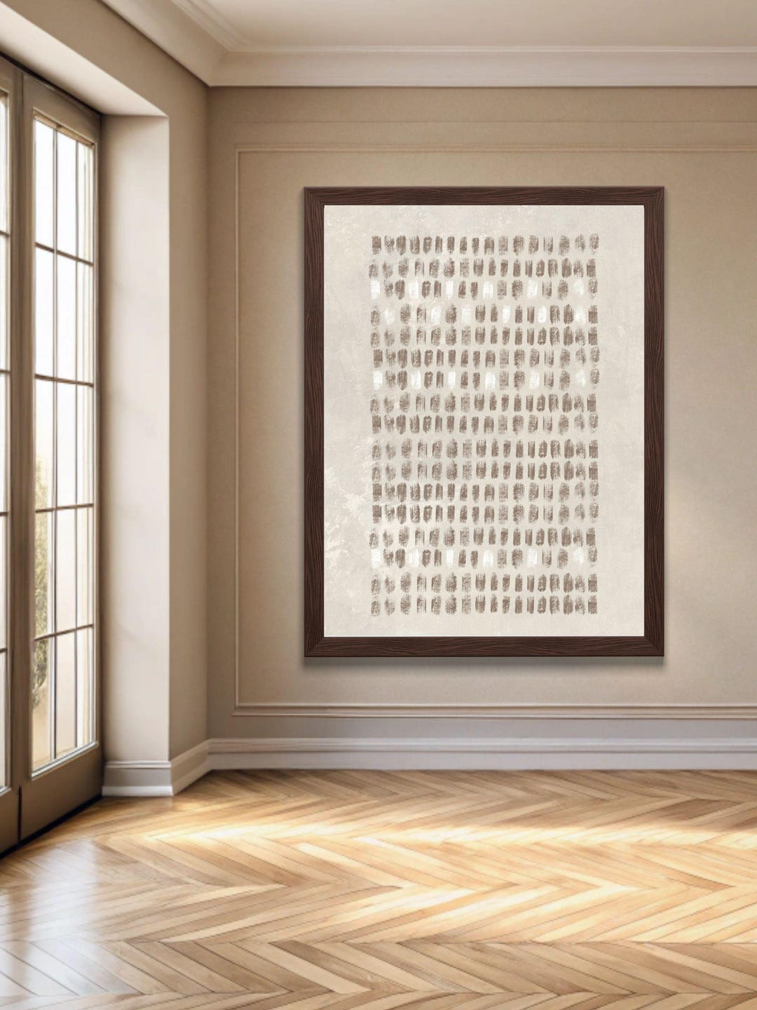 Wabi Sabi Wall Art Abstract Art Minimalistic Beige Art Modern Wall ...