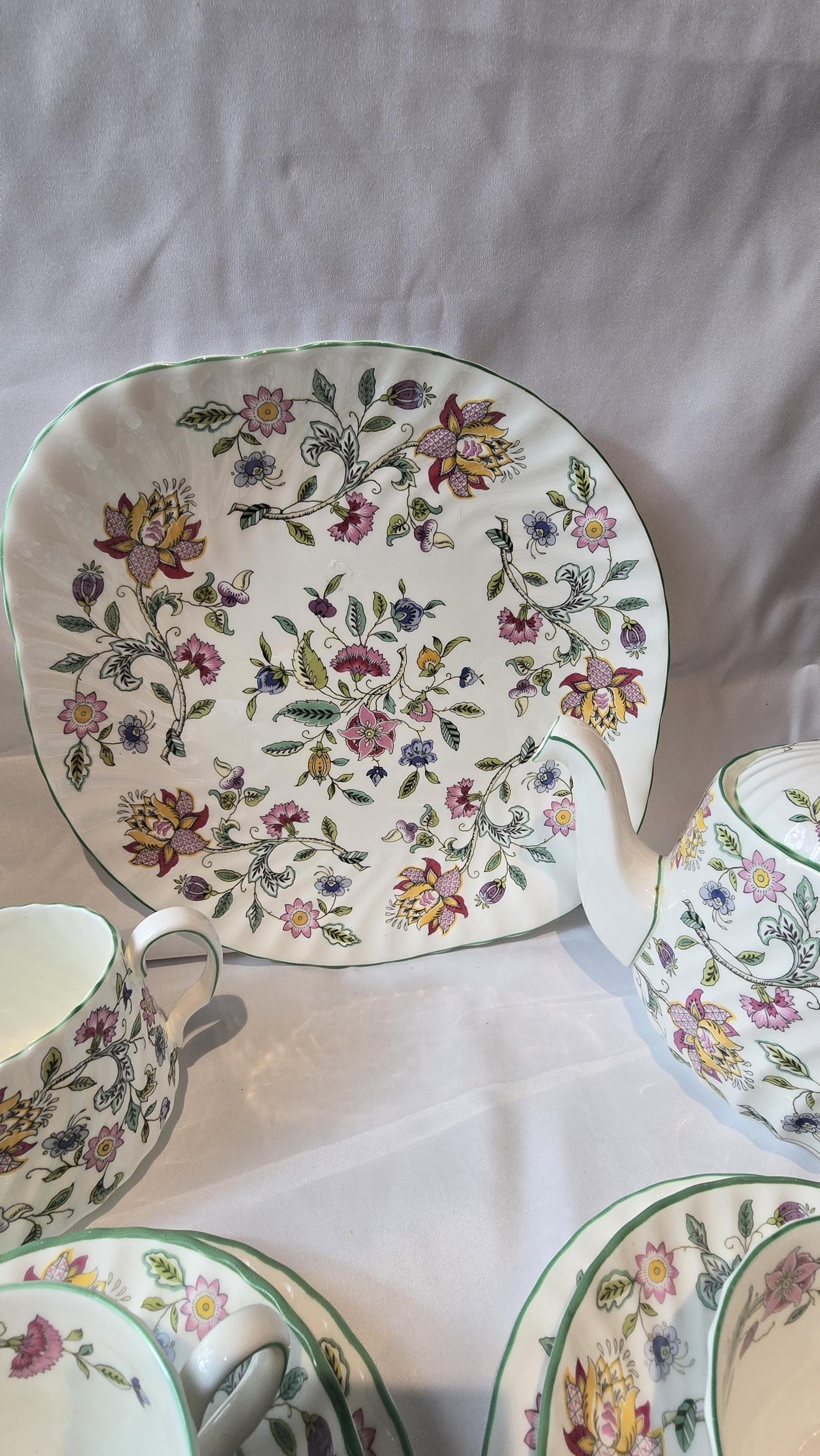Minton Haddon Hall Bone China Tea Set 25 Pcs - Etsy