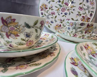 Minton Haddon Hall Bone China Tea Set 25 Pcs - Etsy
