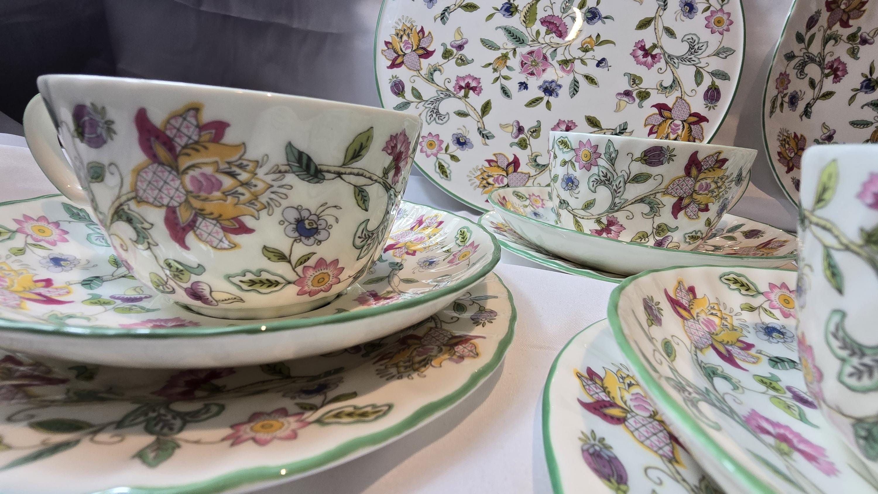 Minton Haddon Hall Bone China Tea Set 25 Pcs - Etsy