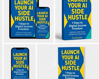 Guía para proyectos paralelos con IA: Indicaciones de ChatGPT y plantillas de Canva (libro electrónico en PDF)