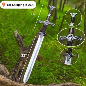 Handcrafted Skyrim Greatsword Replica with Leather sheath –Dragonborn Cosplay Prop,Elder Scrolls Collectible –Custom Engraved Gift for Him