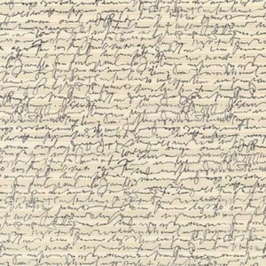 Puede incluir: Un patrón sin costuras de escritura a mano negra sobre un fondo beige. La escritura es ilegible y parece ser letras y palabras aleatorias.