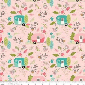 Glamp Camp by My Mind&#39;s Eye for Riley Blake Designs. 100% Cotton Fabric by the Half Yard.