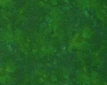 Tela de algodón verde tonal - Timeless Treasures Solid-ish - Por media yarda