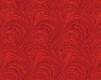 Cayenne Wellen Textur. Benartex. 100% Baumwolle durch den halben Hof.