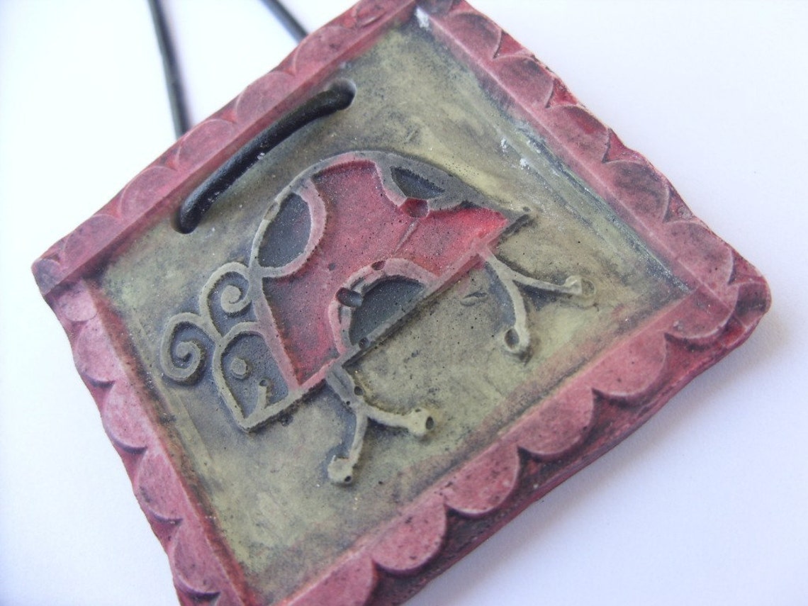 No Kiln Plaster Pendant Tutorial DIY How to in PDF Format Etsy