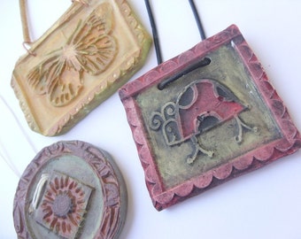 No Kiln Plaster Pendant Tutorial- DIY- How To in PDF Format- E-Book