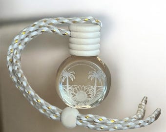 Coconut Breeze Car Diffuser, Essential Oils, Beach Scent
