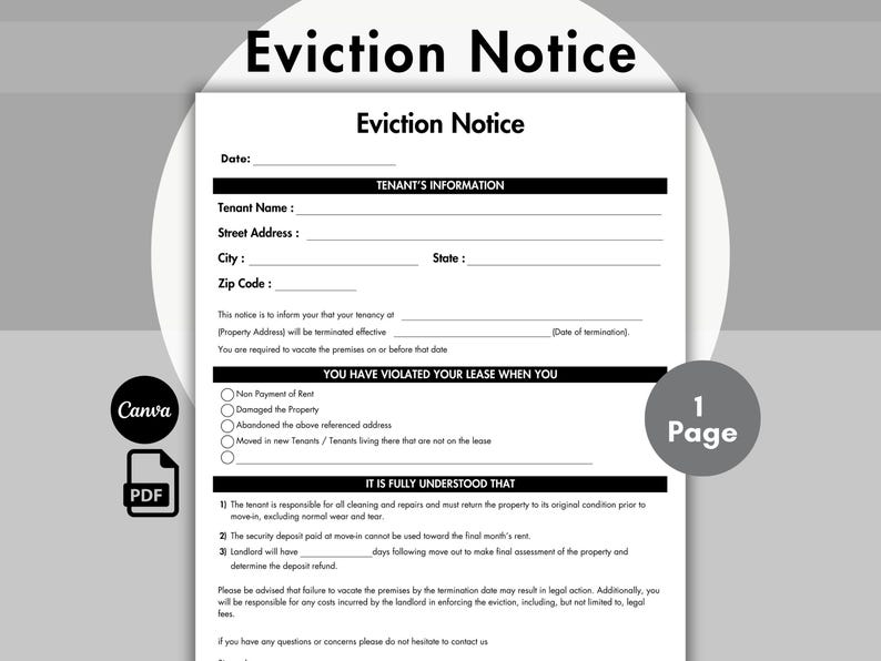 Eviction Notice Template Printable Notice To Vacate Template Landlord Eviction Notice Template Printable Notice To Vacate Template Landlord