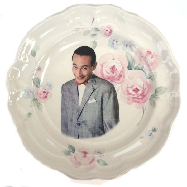 Pee-wee Herman Portrait Plate 7.5"