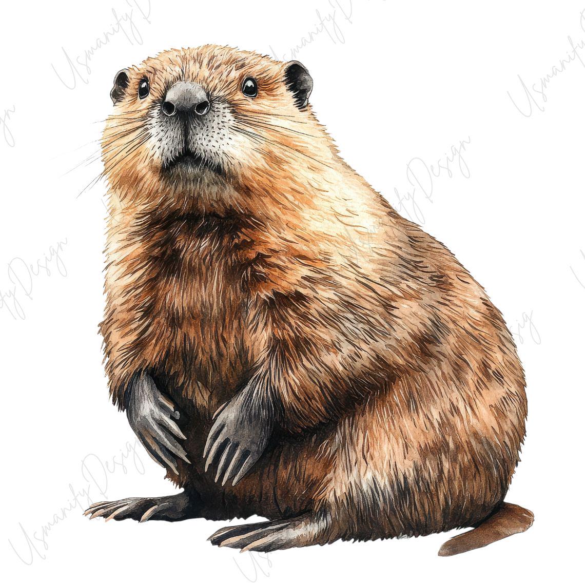 Marmot illustration - Etsy 日本