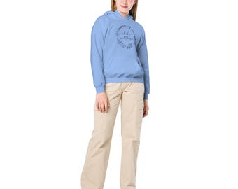 Alaskan Wildflower Youth heavy blend hoodie