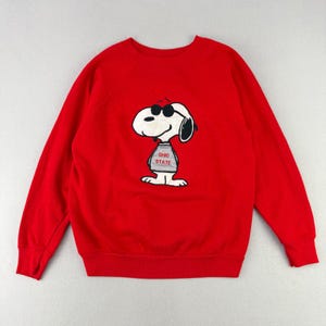 70s Snoopy Sweater - Etsy