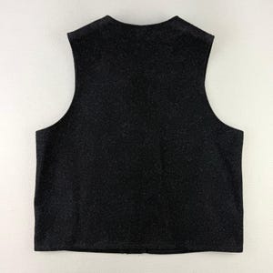 Vintage Filson Mackinaw Hunting Vest Mens 48 Style 20 Wool USA Heritage Charcoal image 4