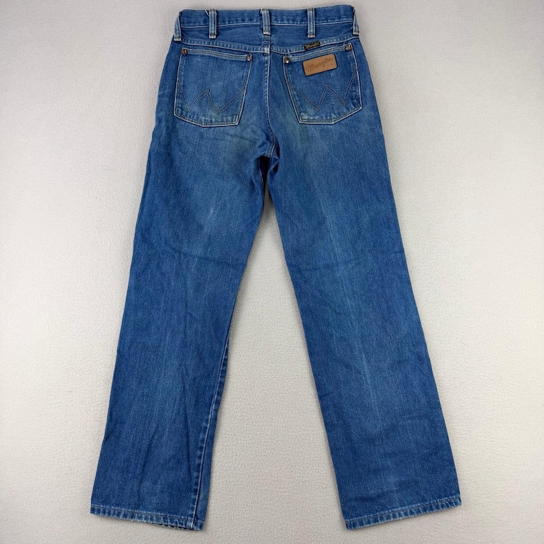 Wrangler Jeans Mens 29x30 Blue Cowboy Cut Straight Leg Made in USA image 7