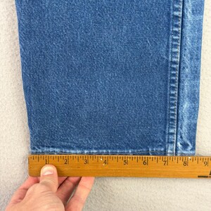 Wrangler Jeans Cowboy Cut 936 Men 36x33 Blue Slim-Boot Rodeo Work Faded Whiskers imagem 11