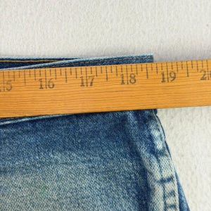 Wrangler Jeans 47MWZ Cowboy Cut Mens 36x30 Blue Faded Distressed Denim Rodeo Y2K image 9