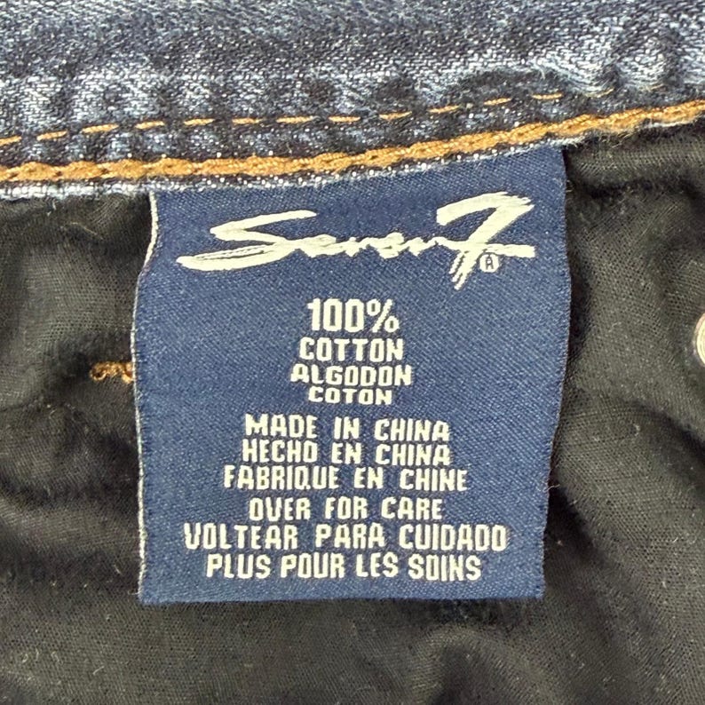 Jeans Seven7 Bootcut 34x32 Homme Bleu Délavé Denim Délavé Rodeo Flare Vêtements De Travail image 5