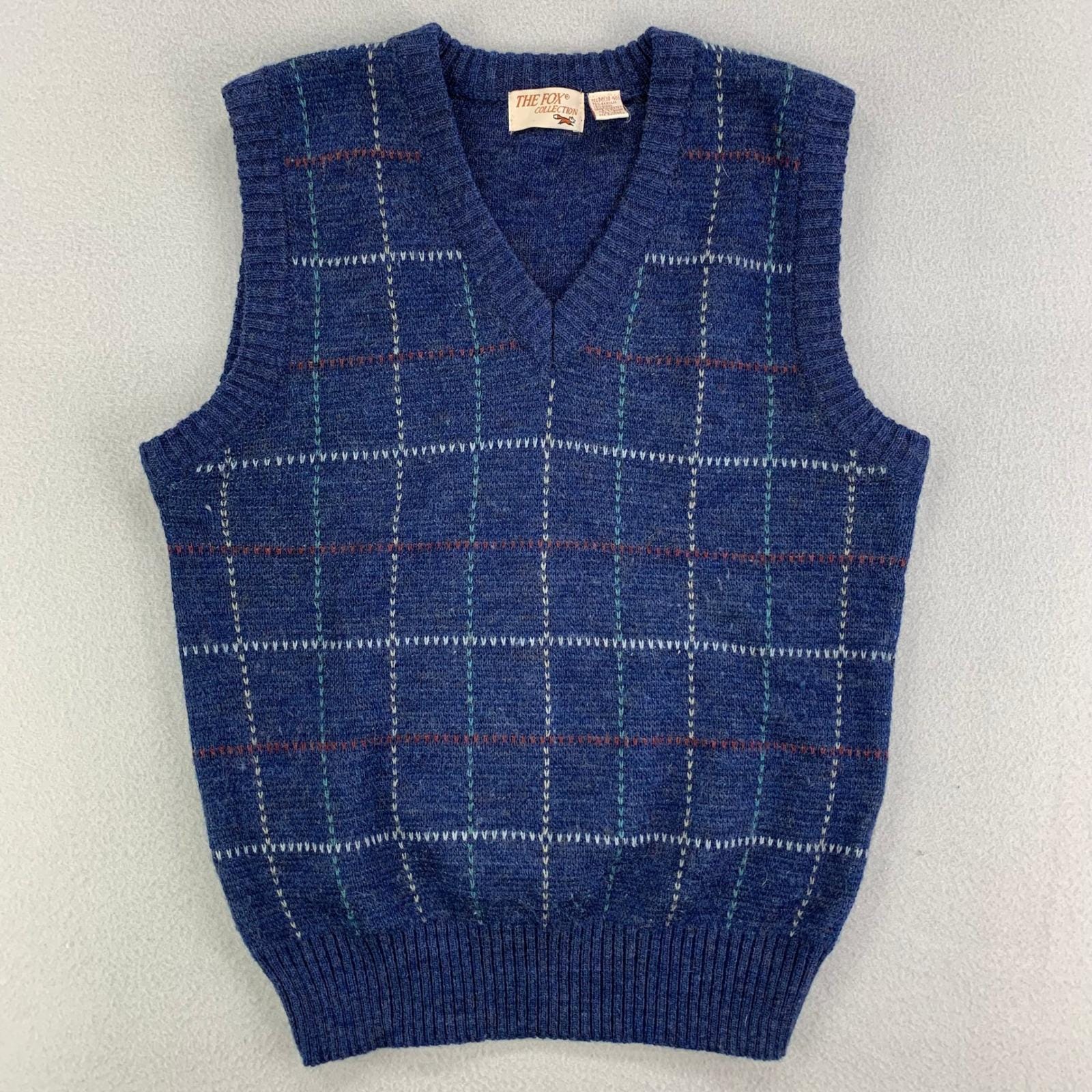 70s Mens Sweater Vest - Etsy