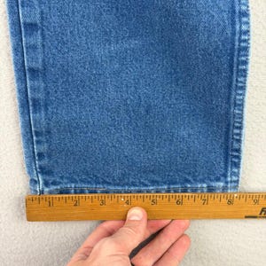 Wrangler Jeans 13MWZ Cowboy Cut Mens 36x32 Blue Denim Western Rodeo Retro Work immagine 10