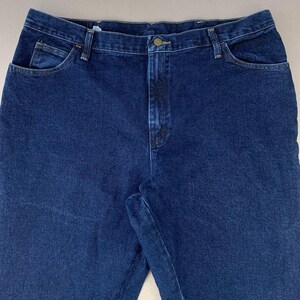 Jeans Wrangler Mom Jeans VTG para mujer, talla 20, lavado oscuro, tiro alto, pierna recta, estilo western. imagen 1
