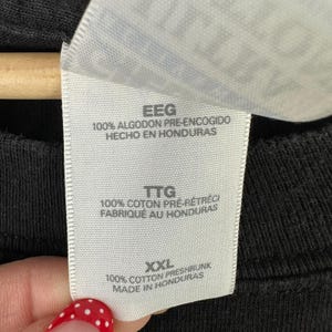 Vintage Fender Guitars T-Shirt Mens XXL Black Long Sleeve Logo Graphic Tee 90s image 4