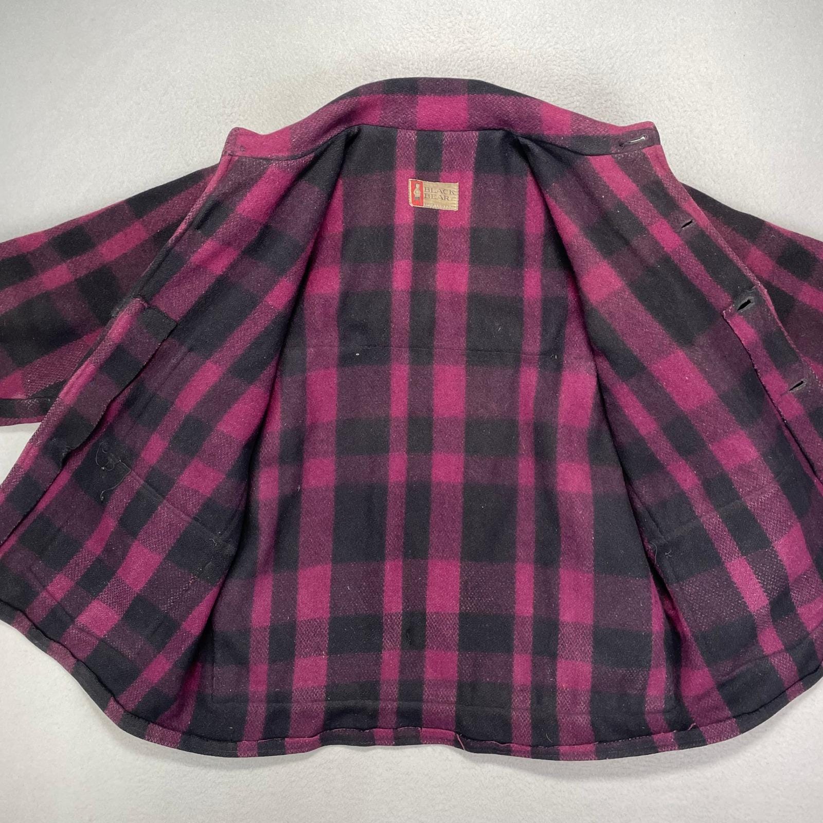 50's BLACK BEAR MACKINAW jacket シャドーチェック 50's BLACK BEAR