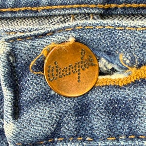 Wrangler Jeans 13MWZ Cowboy Cut Mens 36x32 Blue Denim Western Rodeo Retro Work immagine 6