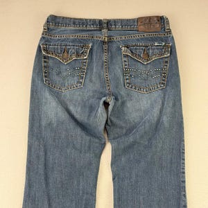 Jeans Seven7 Bootcut 34x32 Homme Bleu Délavé Denim Délavé Rodeo Flare Vêtements De Travail image 4