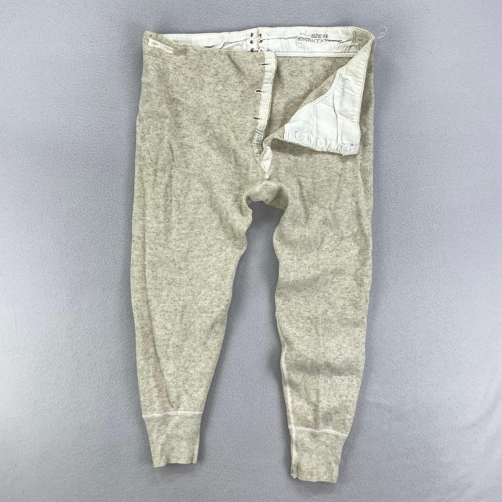 レッグウェア TOUJOURS 1950s French Wool Long Johns レッグウェア TOUJOURS 1950s French Wool Long Johns Vintage