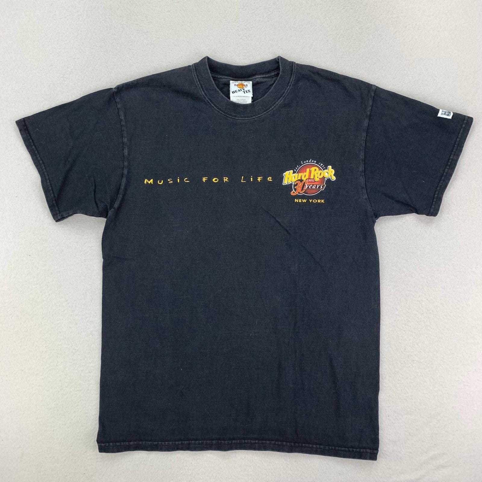 T-shirt Hard Rock Cafe San Antonio – Noir, Taille L, Avec Guitare