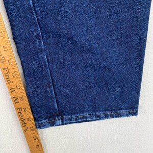 Jeans Wrangler Mom Jeans VTG para mujer, talla 20, lavado oscuro, tiro alto, pierna recta, estilo western. imagen 9