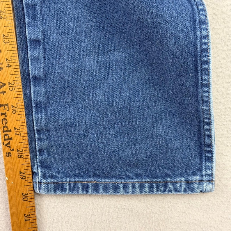 Wrangler Jeans 13MWZ Cowboy Cut Mens 36x32 Blue Denim Western Rodeo Retro Work immagine 9