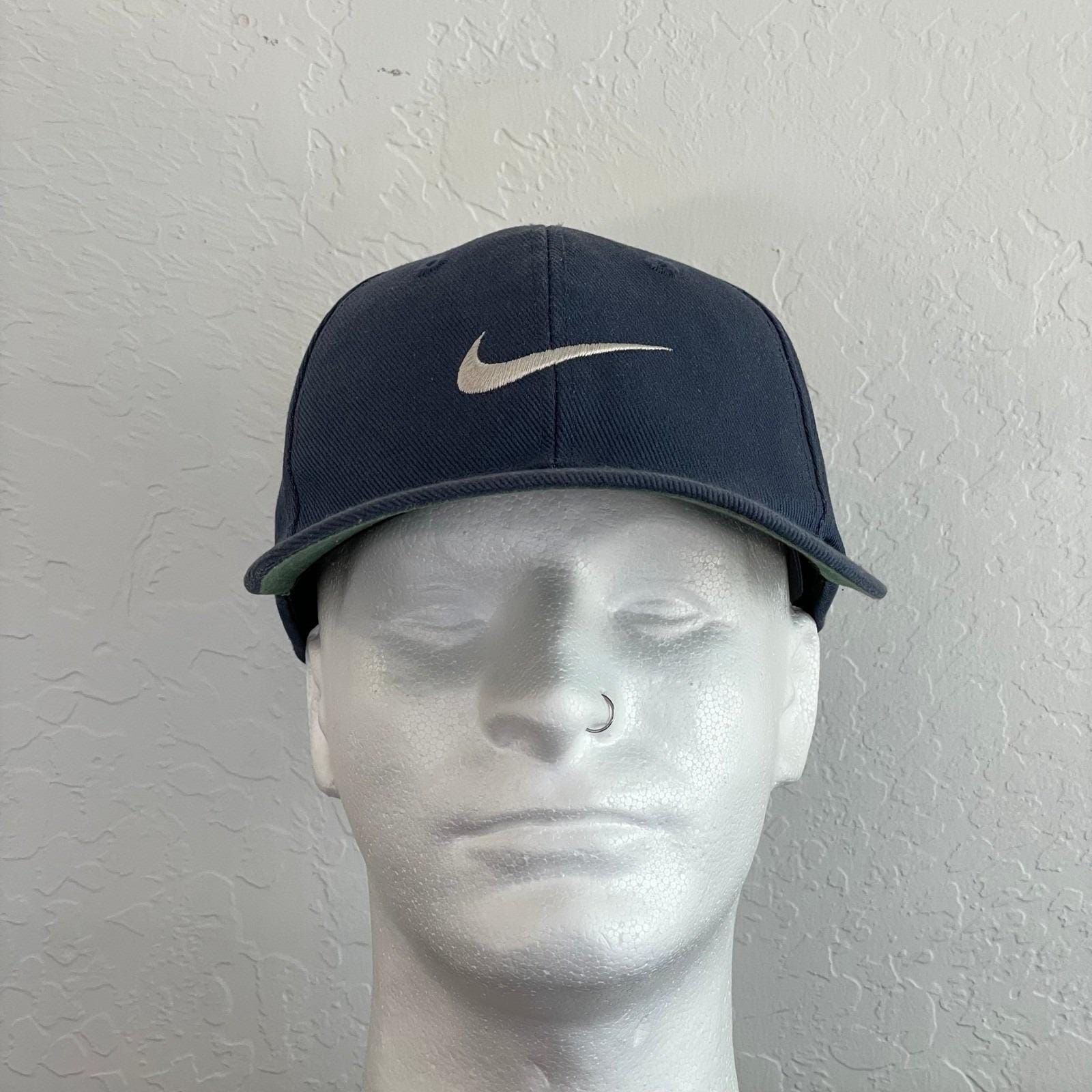 90s nike vintage deadstock cap あ Vintage Nike Air Hat Cap Strap Back Black Uptempo 90s