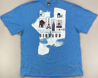 Vintage Marithe Francois Girbaud T Shirt Mens Size 2XL Gray 90s