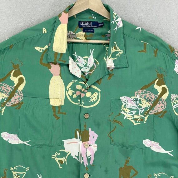 90s Ralph Lauren vintage camp ヘミングウェイ　L 90s Ralph Lauren vintage camp ヘミングウェイ L 90s Ralph Lauren