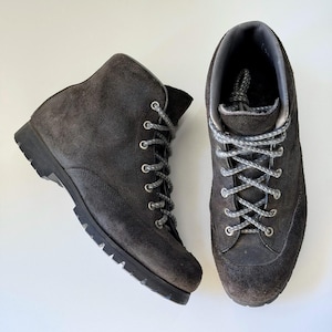 Calzaturificio the Alps Suede Hiking Boots Mens 6 Mountaineering Lug Sole Italy Vintage 70 main image 2