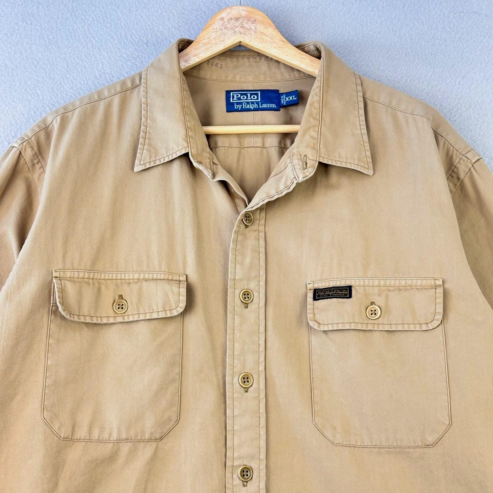 Ralph Lauren Safari Shirt - Etsy