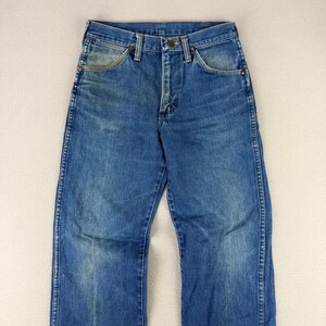 Wrangler Jeans Mens 29x30 Blue Cowboy Cut Straight Leg Made in USA image 2
