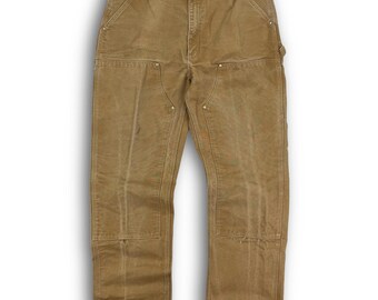 Carhartt B01 USA Vintage Double Knee Workwear Green Canvas