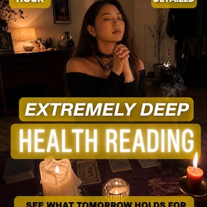 Same Hour Health Reading | Psychic Medical Intuitive | Energy Healing Reading | Health Psychic Reading | Health Tarot Reading