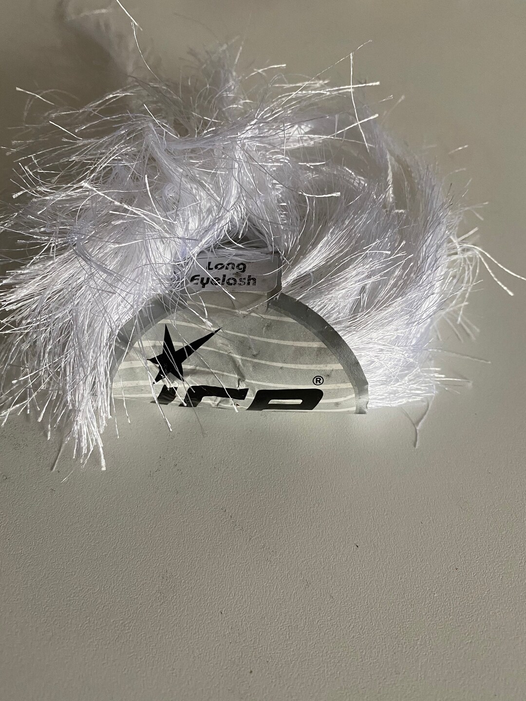 ICE Brand Long Eyelash Yarn White New 1 Ball Etsy