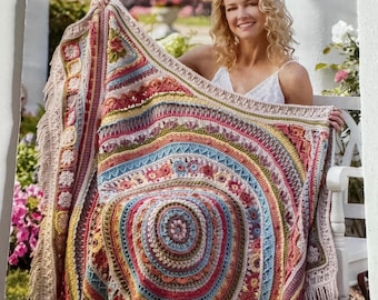 Manta Paraíso Floral - Elaborada al momento de su venta.