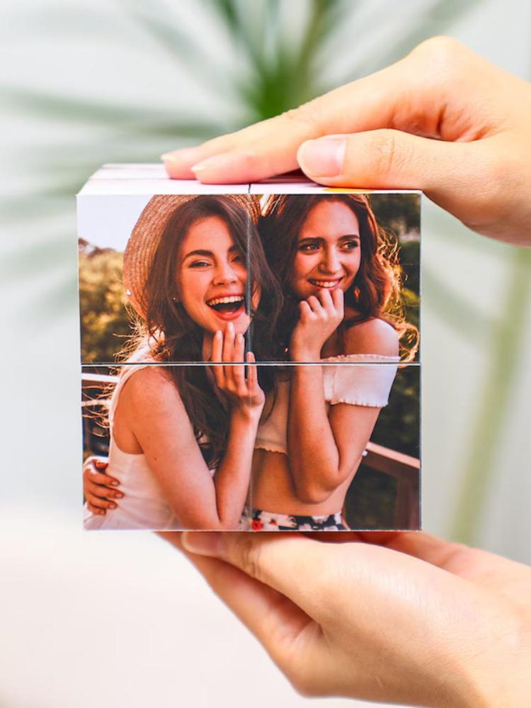 Custom Photo Cube 3D Infinity Rubik Picture Cube Wood Photo
