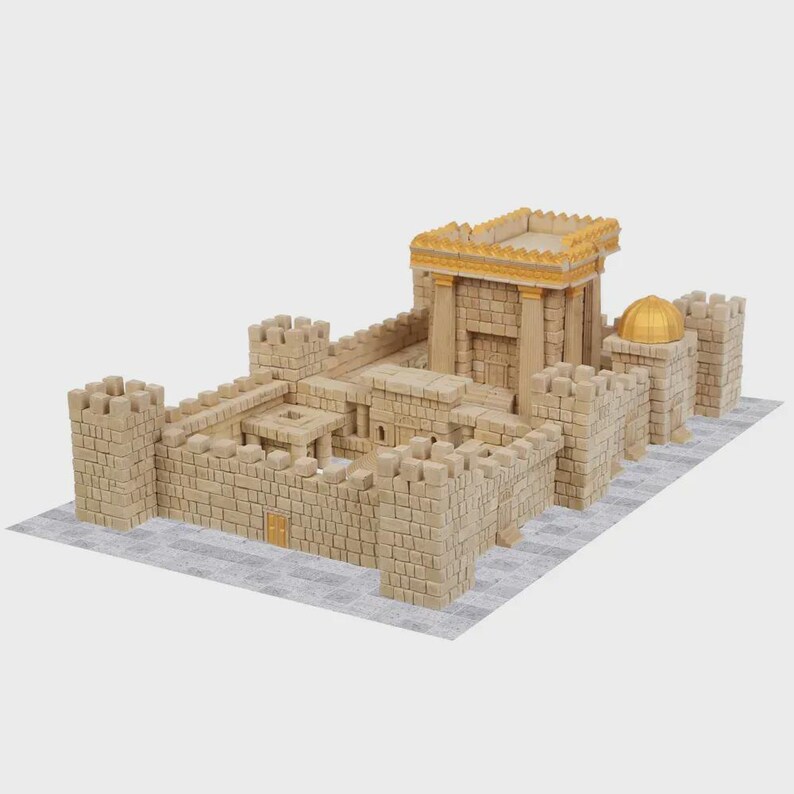 Mini Brick Third Temple Model Kit, Ceramic Building Set, Architecture ...
